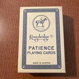 Kingsbridge Patience Playing Cards (Austria) Ferd Piatnik and Sons Vienna No 423